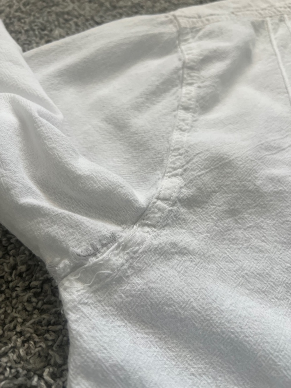 Farthest Point Casuals Men's Peruvian Pima Pin-tuck White Textured Shirt -Size M - Picture 13 of 14